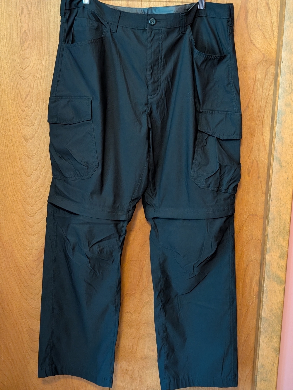 Eddie Bauer Black Zip-Off Cargo Pants